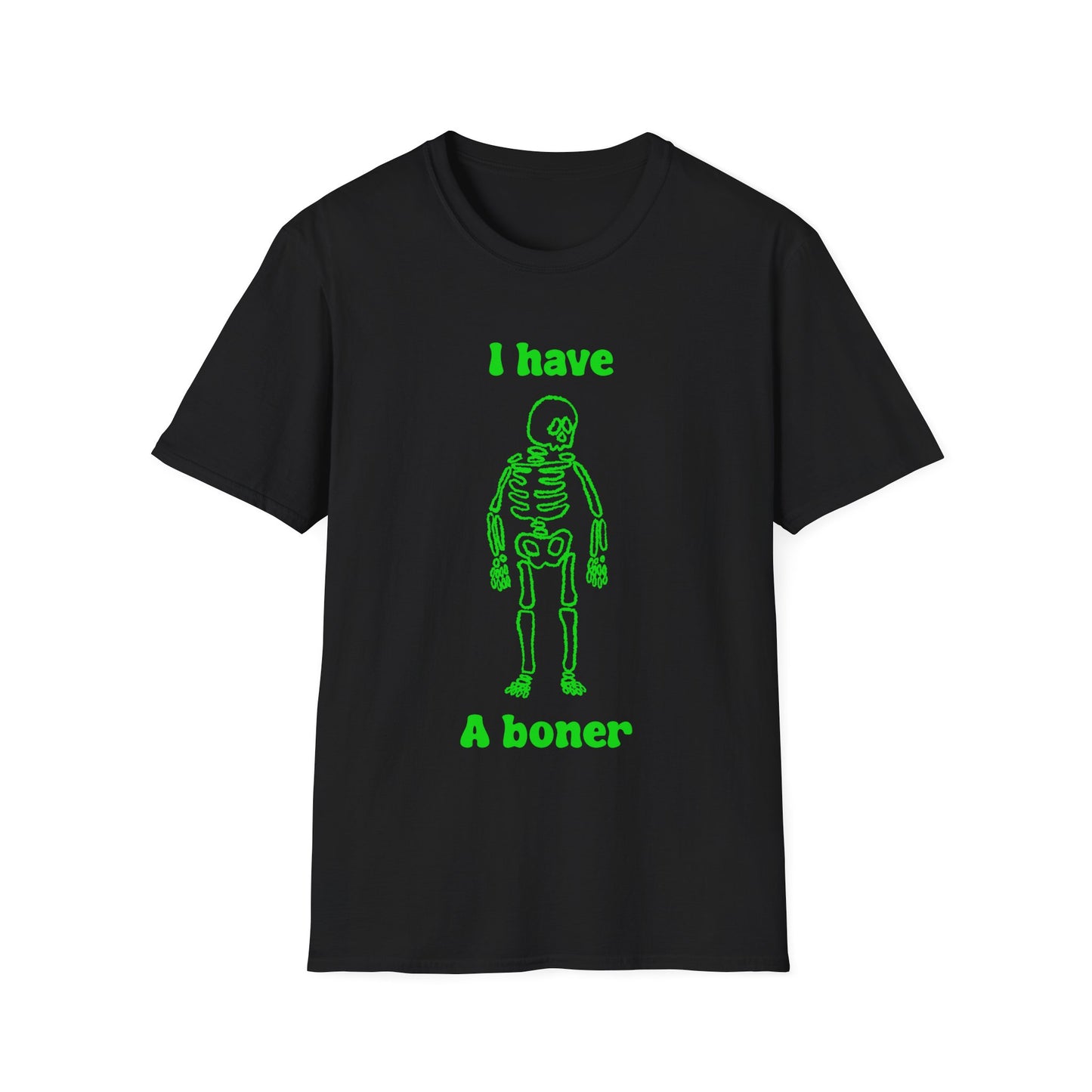 I Have A Boner (Halloween Edition) Unisex Softstyle T-Shirt