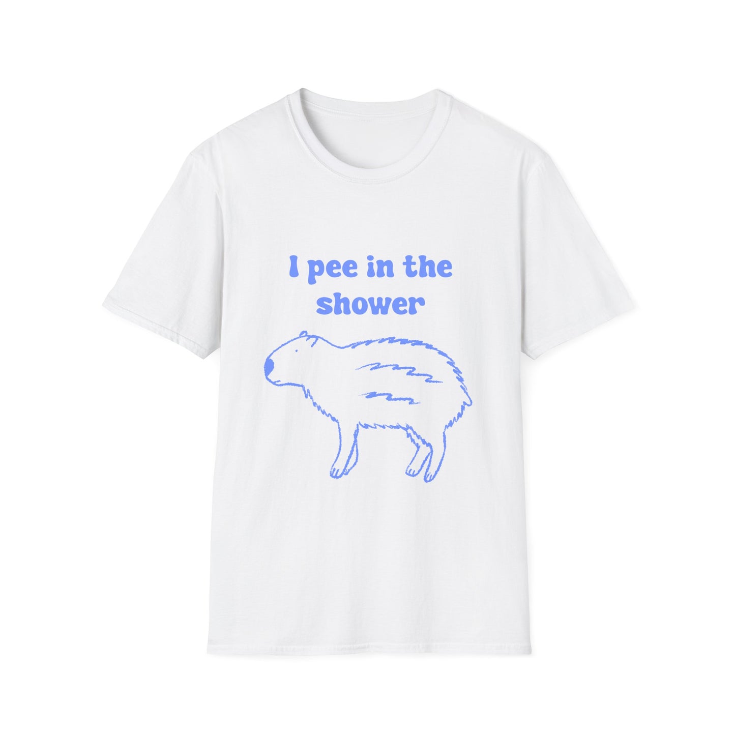 I Pee In The Shower Unisex Softstyle T-Shirt
