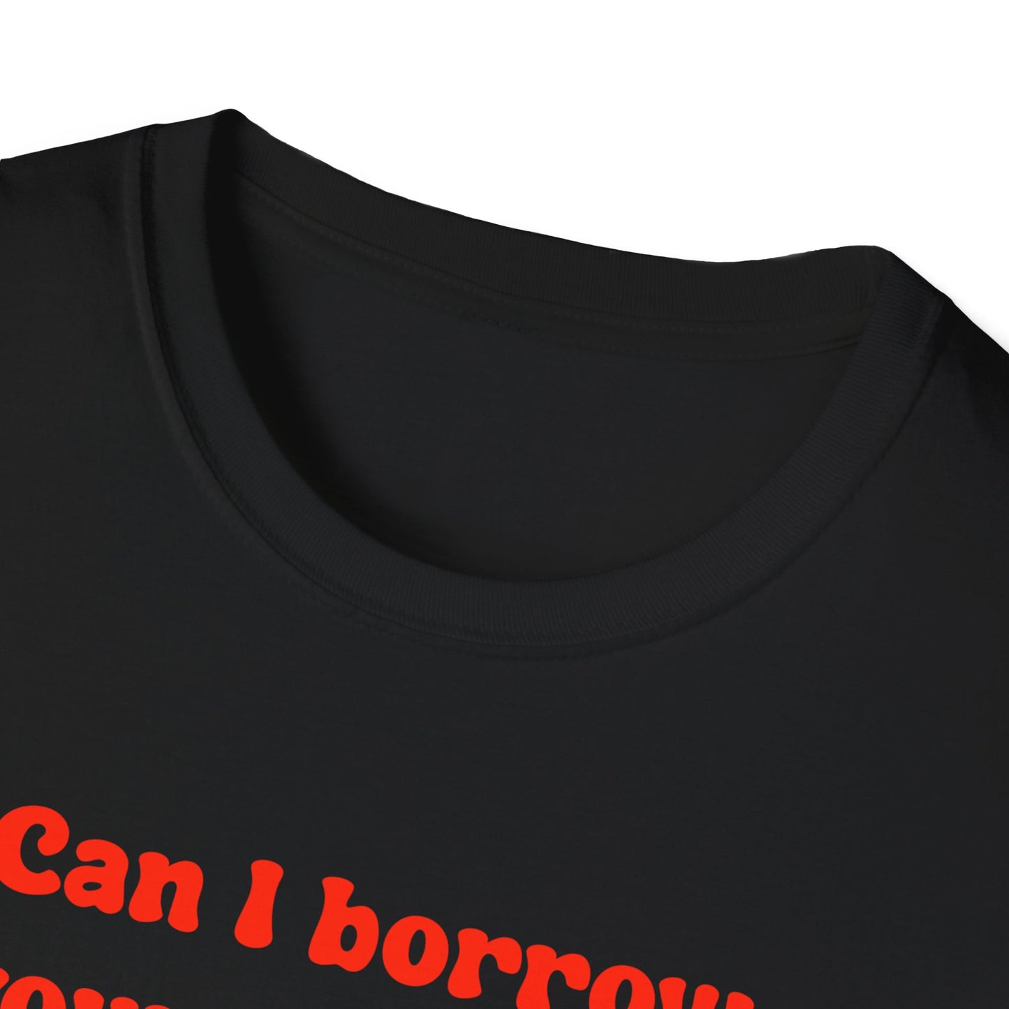 Can I Borrow Your Rose Toy I Left Mine At Home Unisex Softstyle T-Shirt