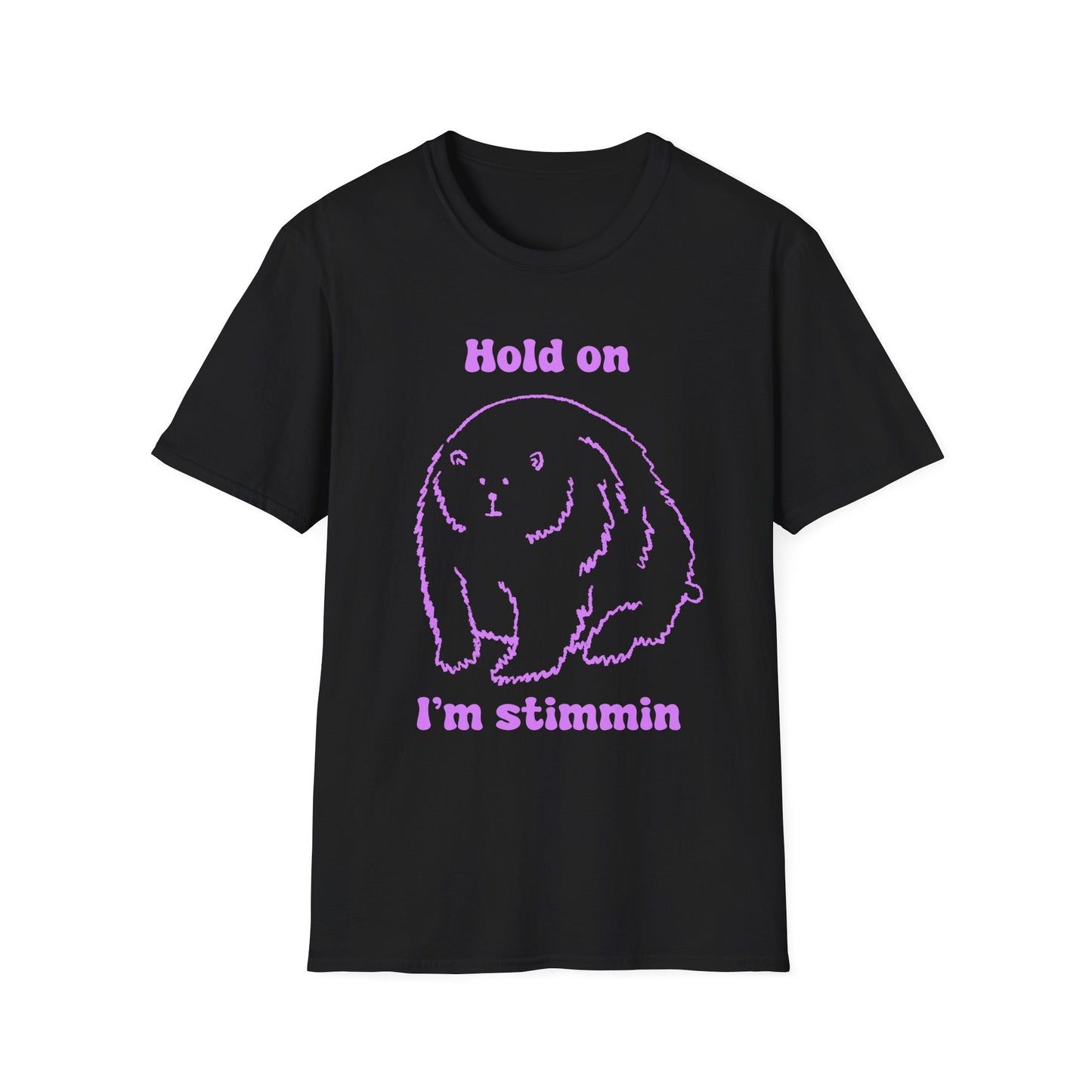 Hold On I'm Stimmin Unisex Softstyle T-Shirt