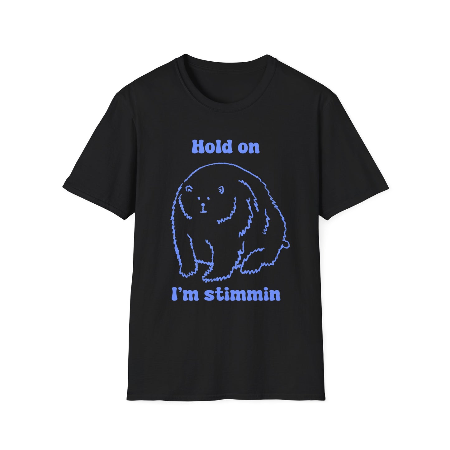 Hold On I'm Stimmin Unisex Softstyle T-Shirt