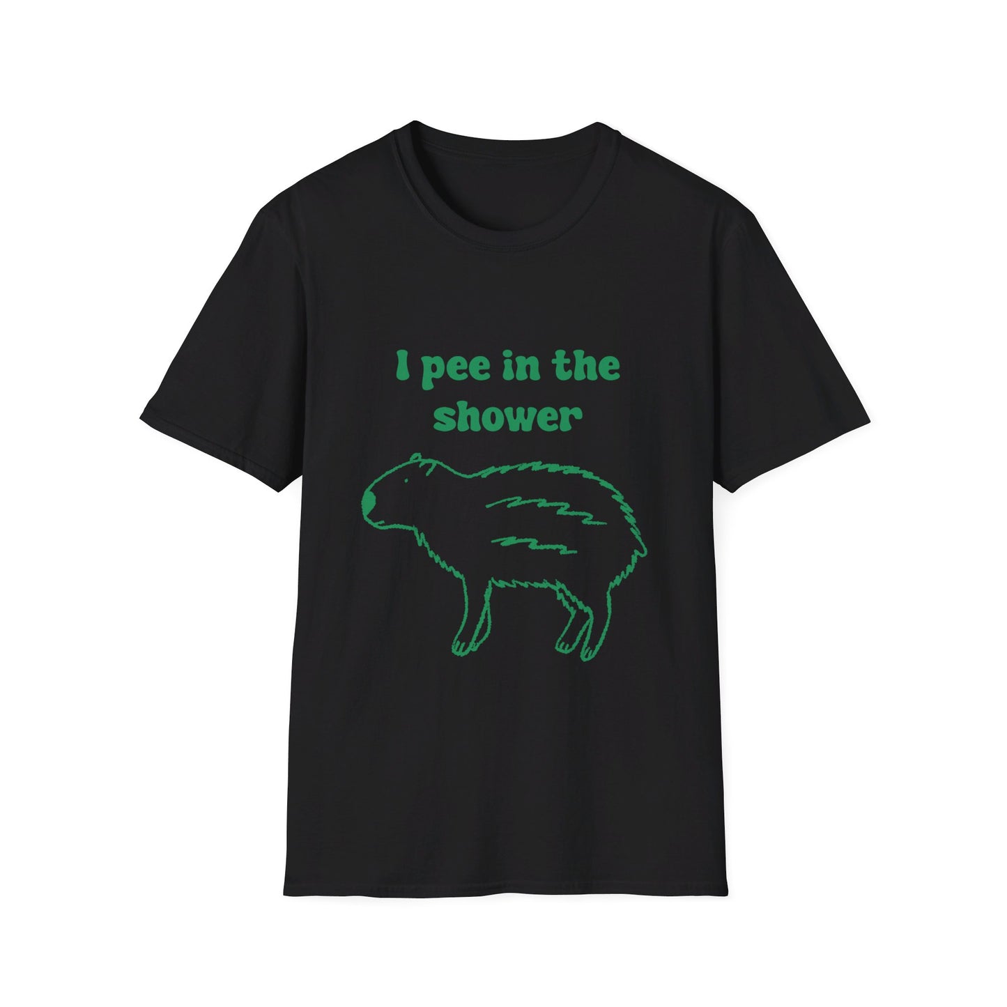 I Pee In The Shower Unisex Softstyle T-Shirt
