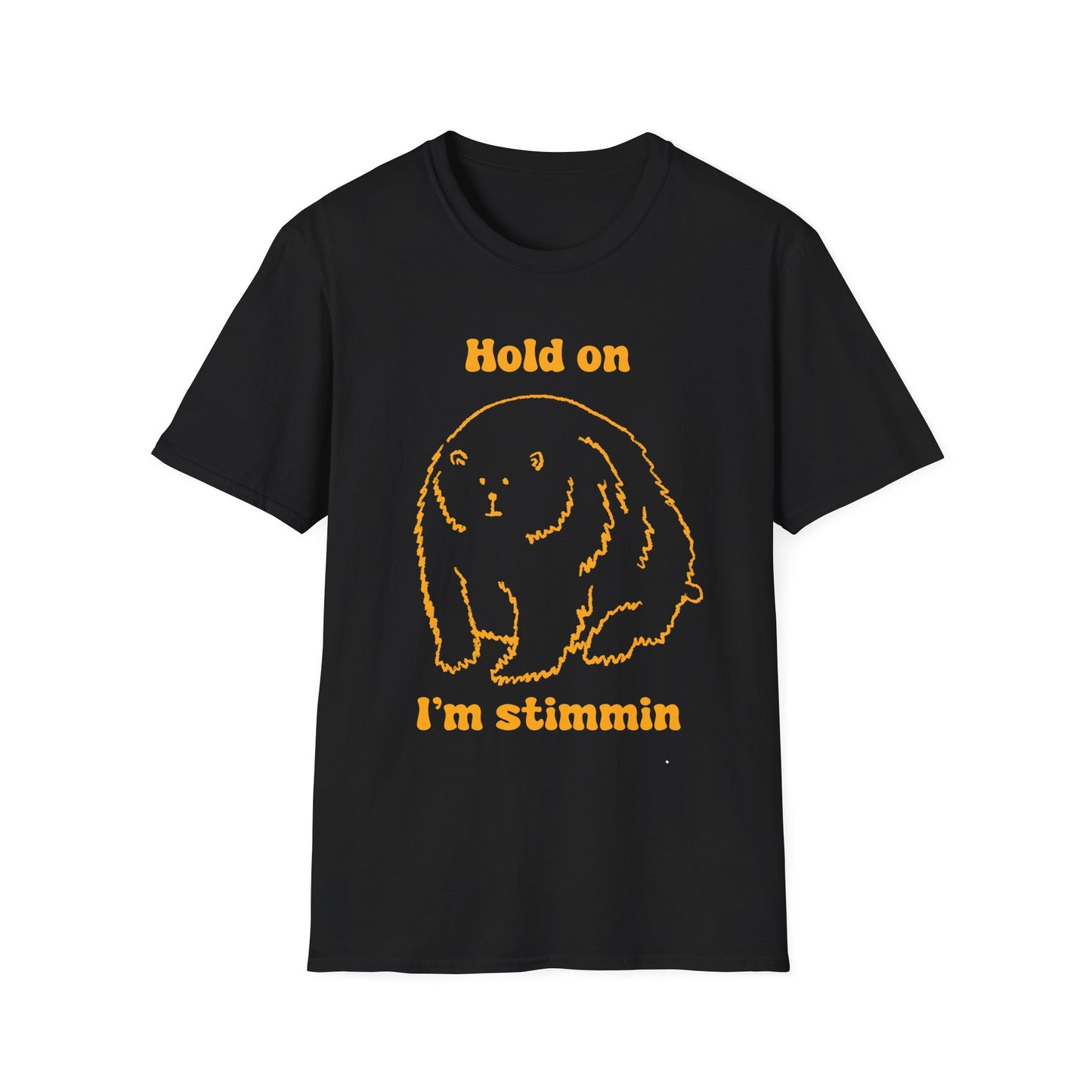 Hold On I'm Stimmin Unisex Softstyle T-Shirt