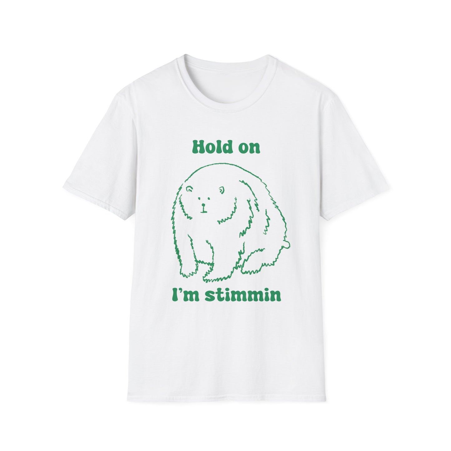 Hold On I'm Stimmin Unisex Softstyle T-Shirt