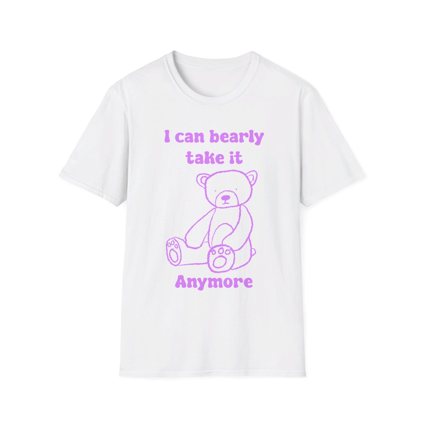 I Can Bearly Take It Anymore Unisex Softstyle T-Shirt