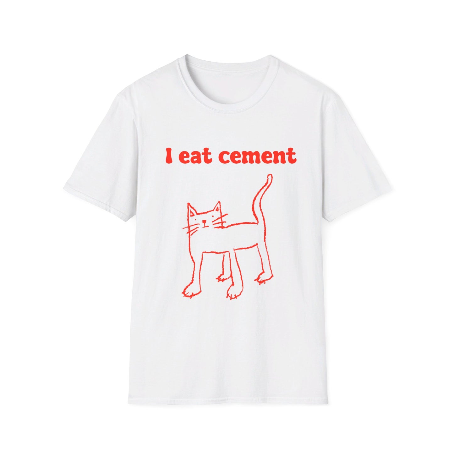 I Eat Cement Unisex Softstyle T-Shirt