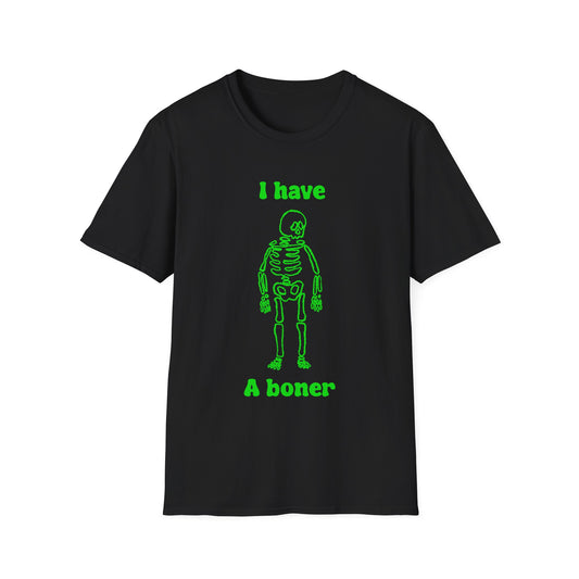 I Have A Boner (Halloween Edition) Unisex Softstyle T-Shirt