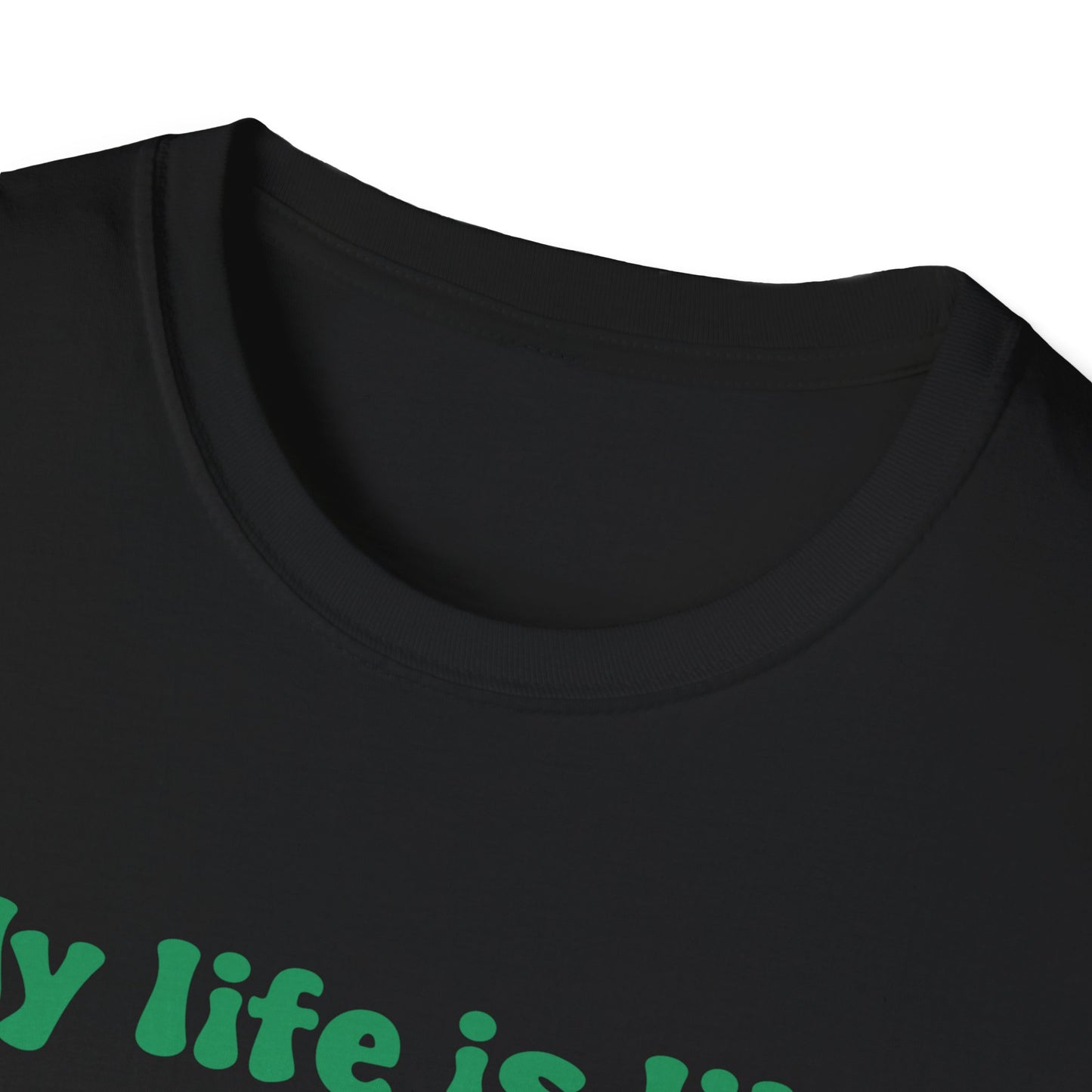My Life Is Like A Job I Don't Have One Unisex Softstyle T-Shirt