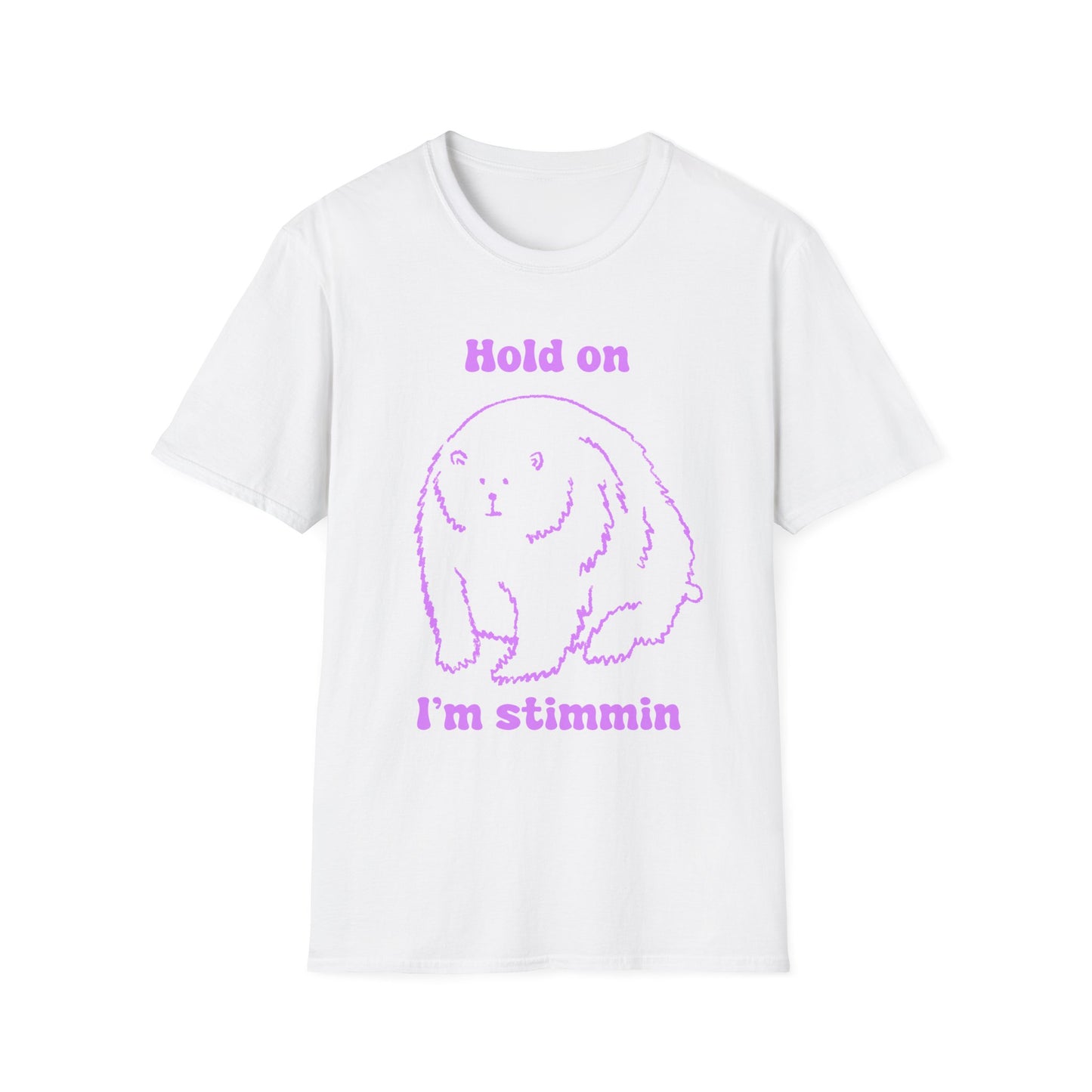 Hold On I'm Stimmin Unisex Softstyle T-Shirt