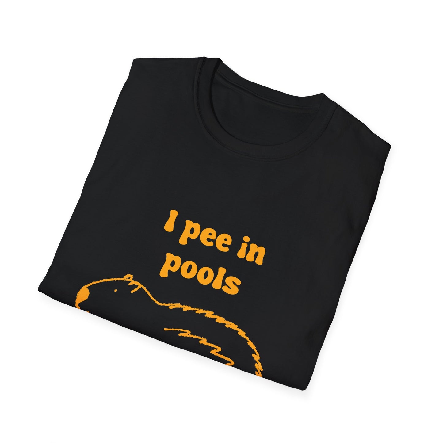 I Pee In Pools Unisex Softstyle T-Shirt