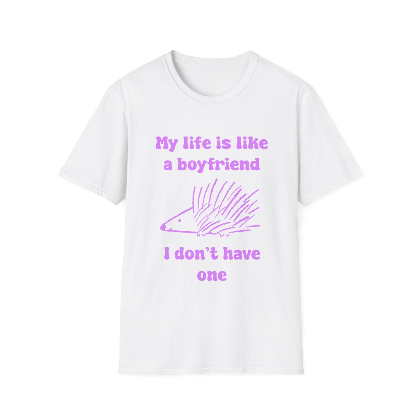 My Life Is Like A Boyfriend I Don't Have One Unisex Softstyle T-Shirt