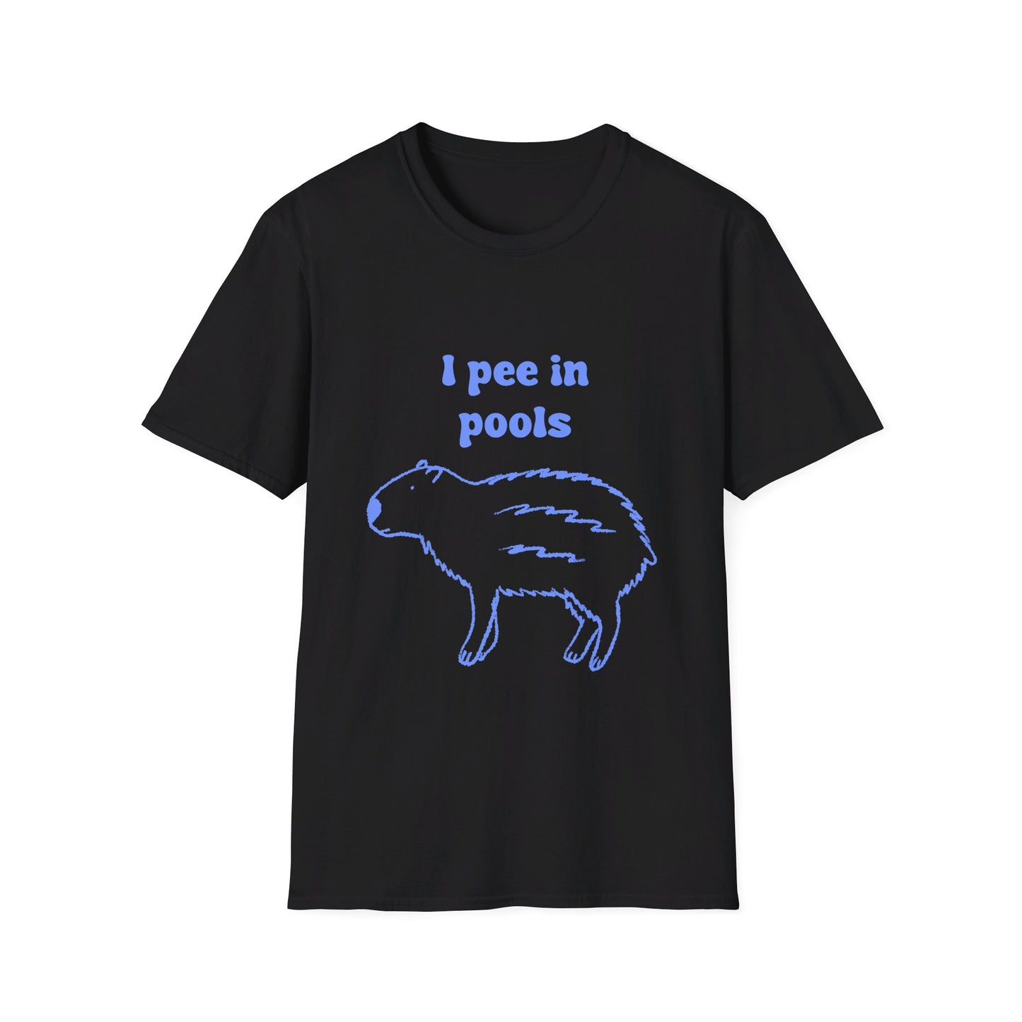 I Pee In Pools Unisex Softstyle T-Shirt