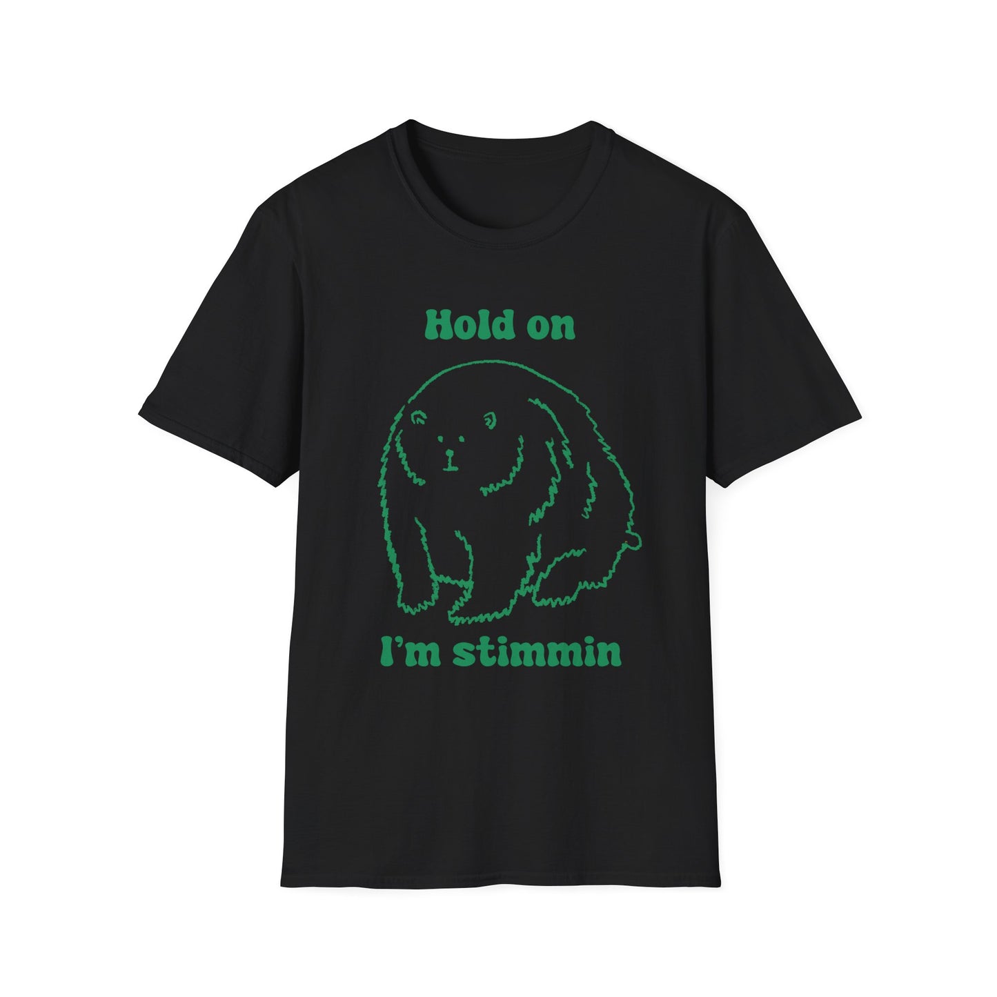 Hold On I'm Stimmin Unisex Softstyle T-Shirt