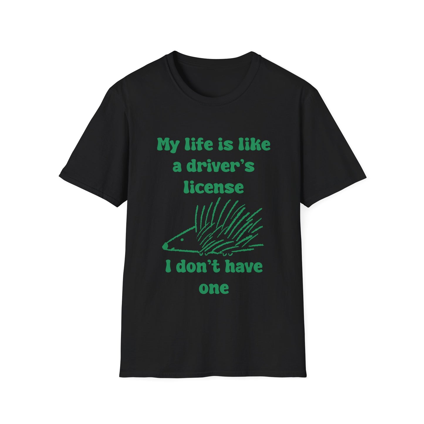 My life Is Like A Drivers License I Don't Have One Unisex Softstyle T-Shirt