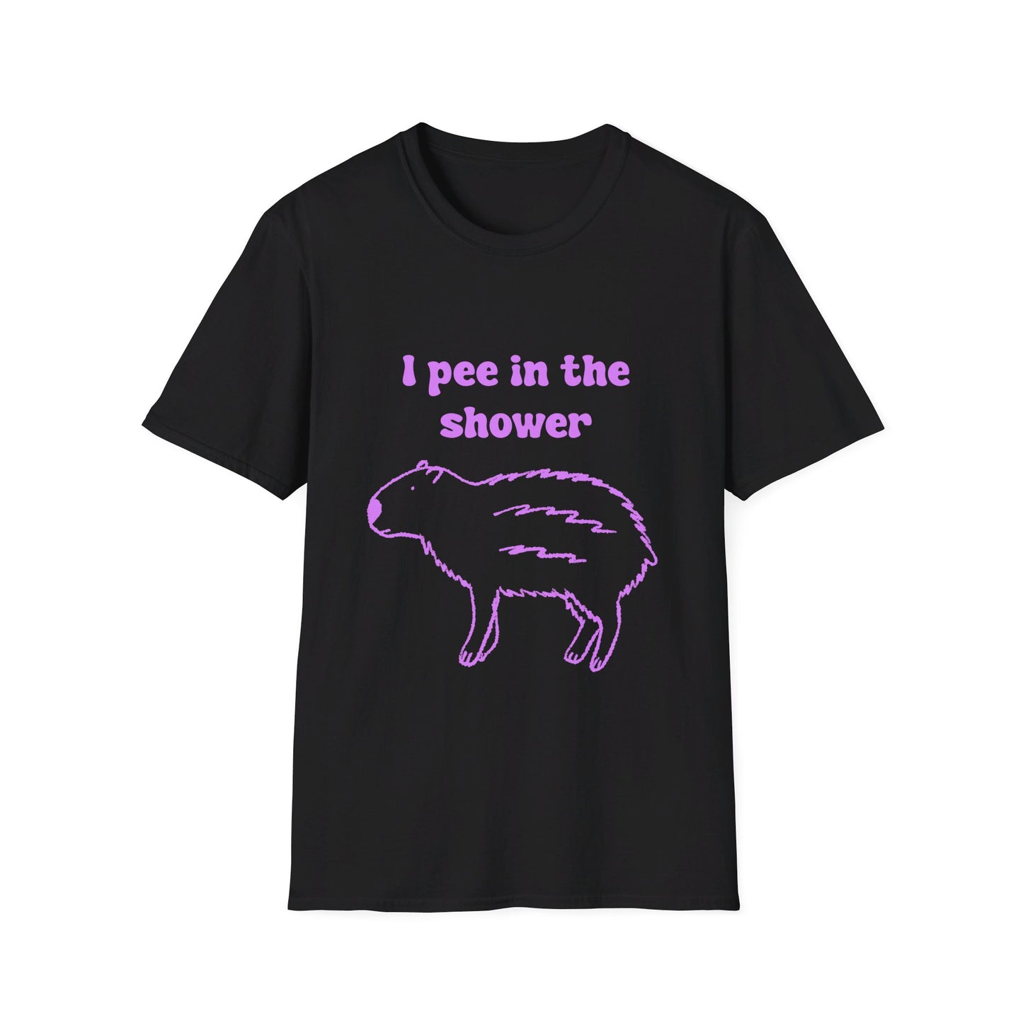 I Pee In The Shower Unisex Softstyle T-Shirt