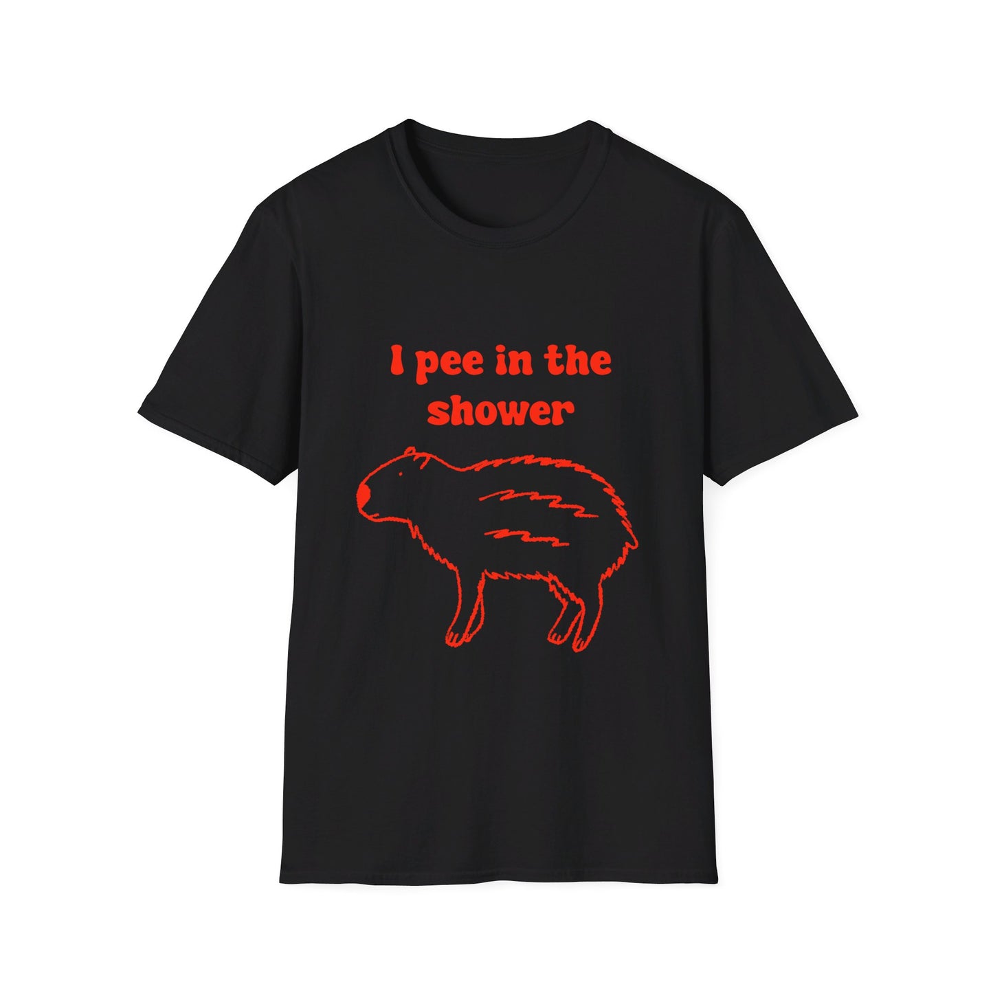 I Pee In The Shower Unisex Softstyle T-Shirt