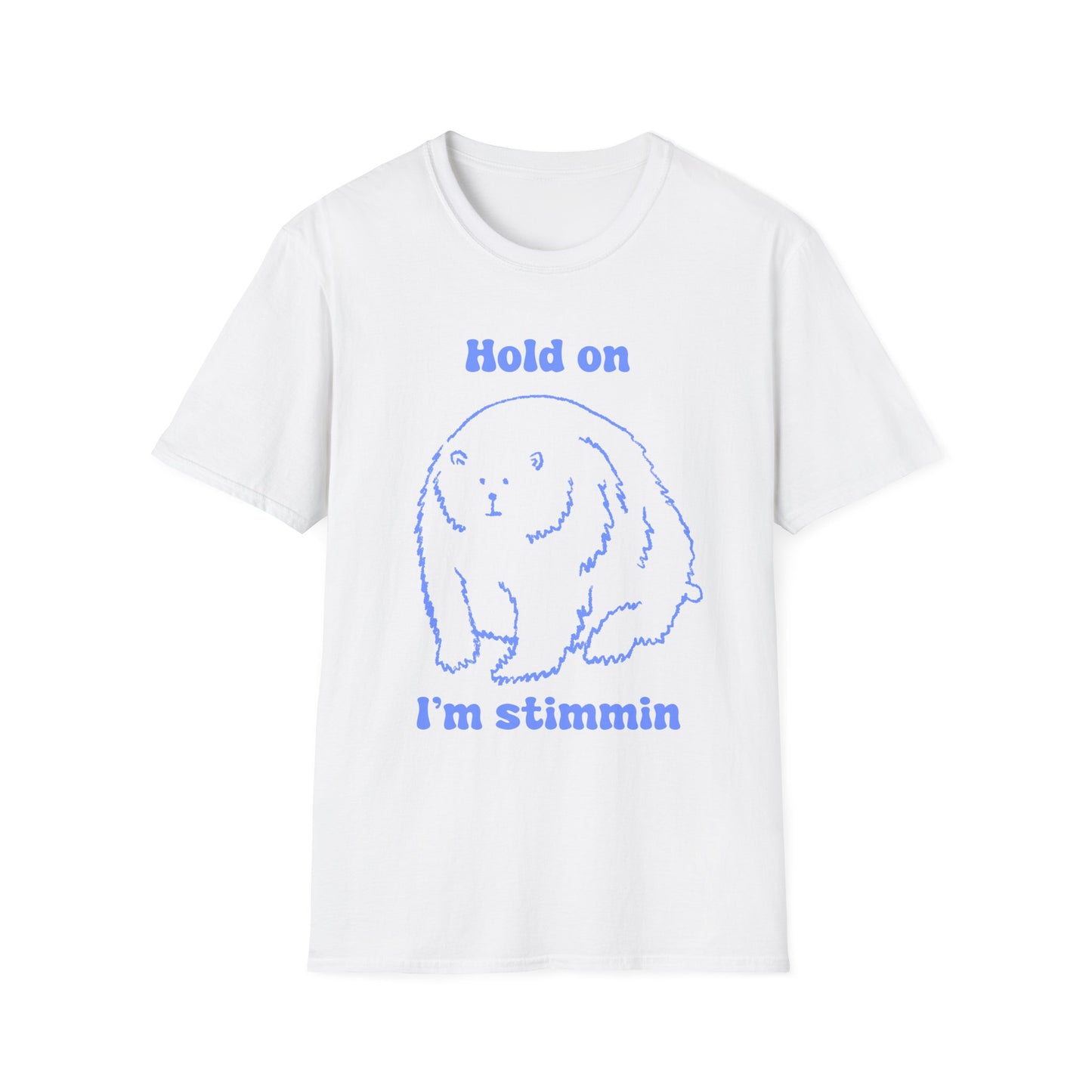Hold On I'm Stimmin Unisex Softstyle T-Shirt