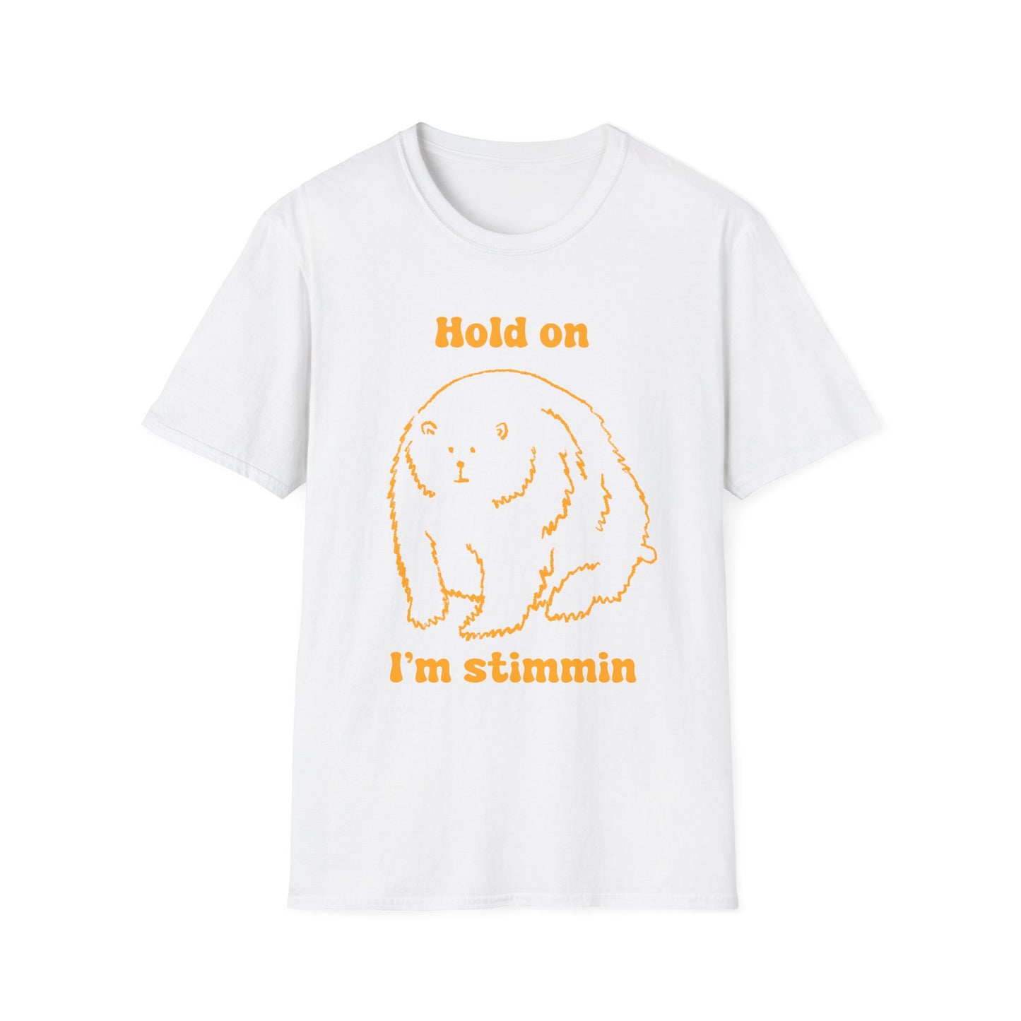 Hold On I'm Stimmin Unisex Softstyle T-Shirt