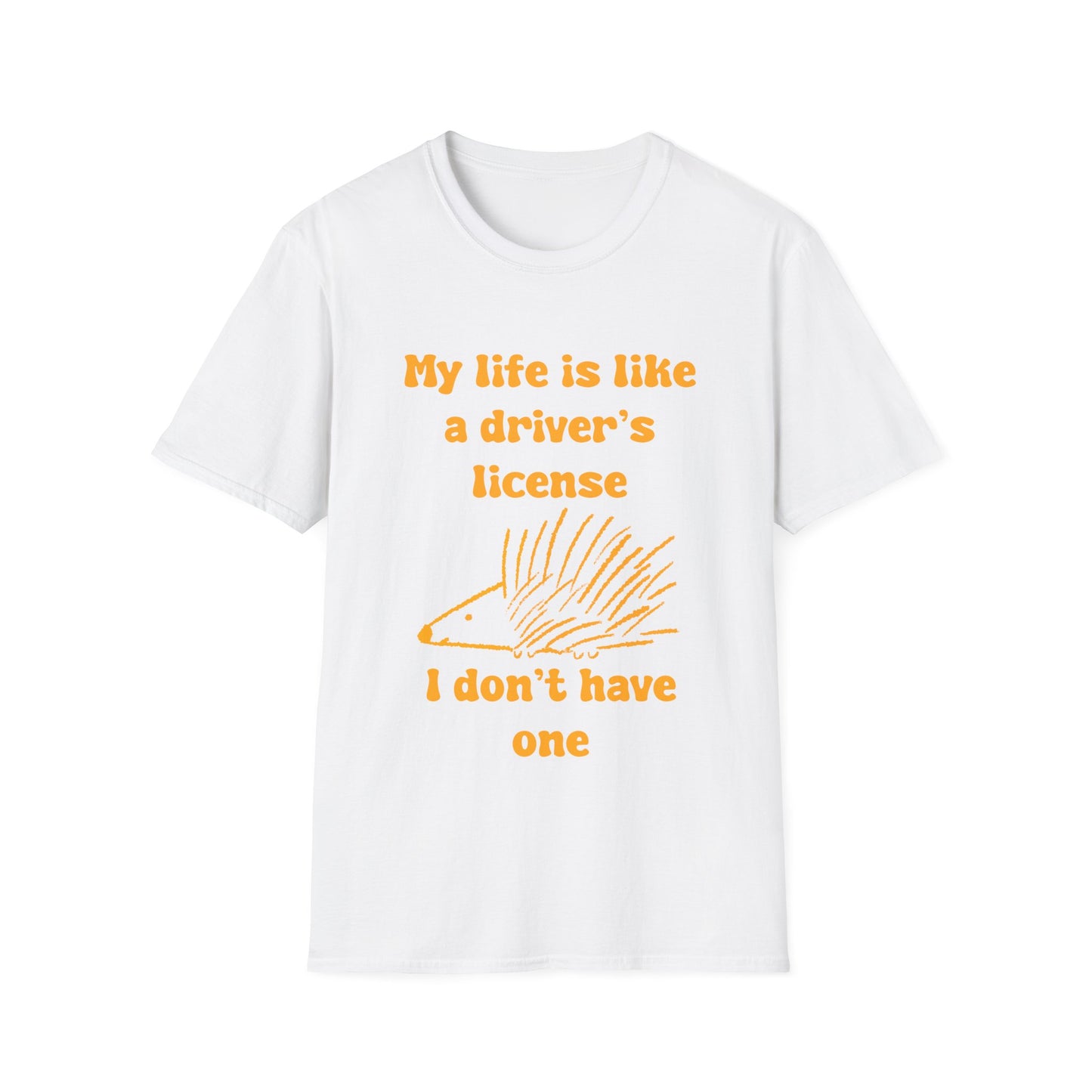 My life Is Like A Drivers License I Don't Have One Unisex Softstyle T-Shirt