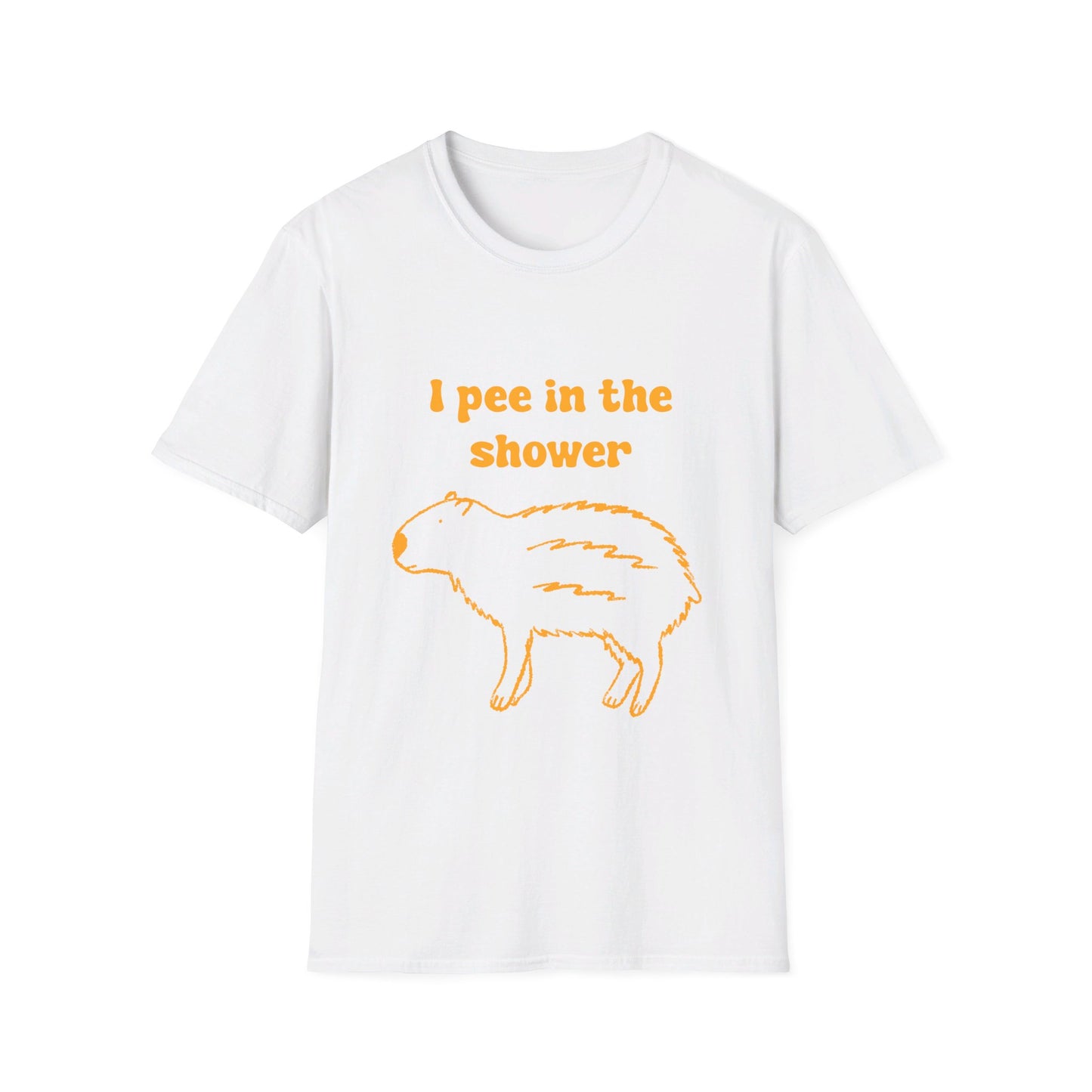 I Pee In The Shower Unisex Softstyle T-Shirt