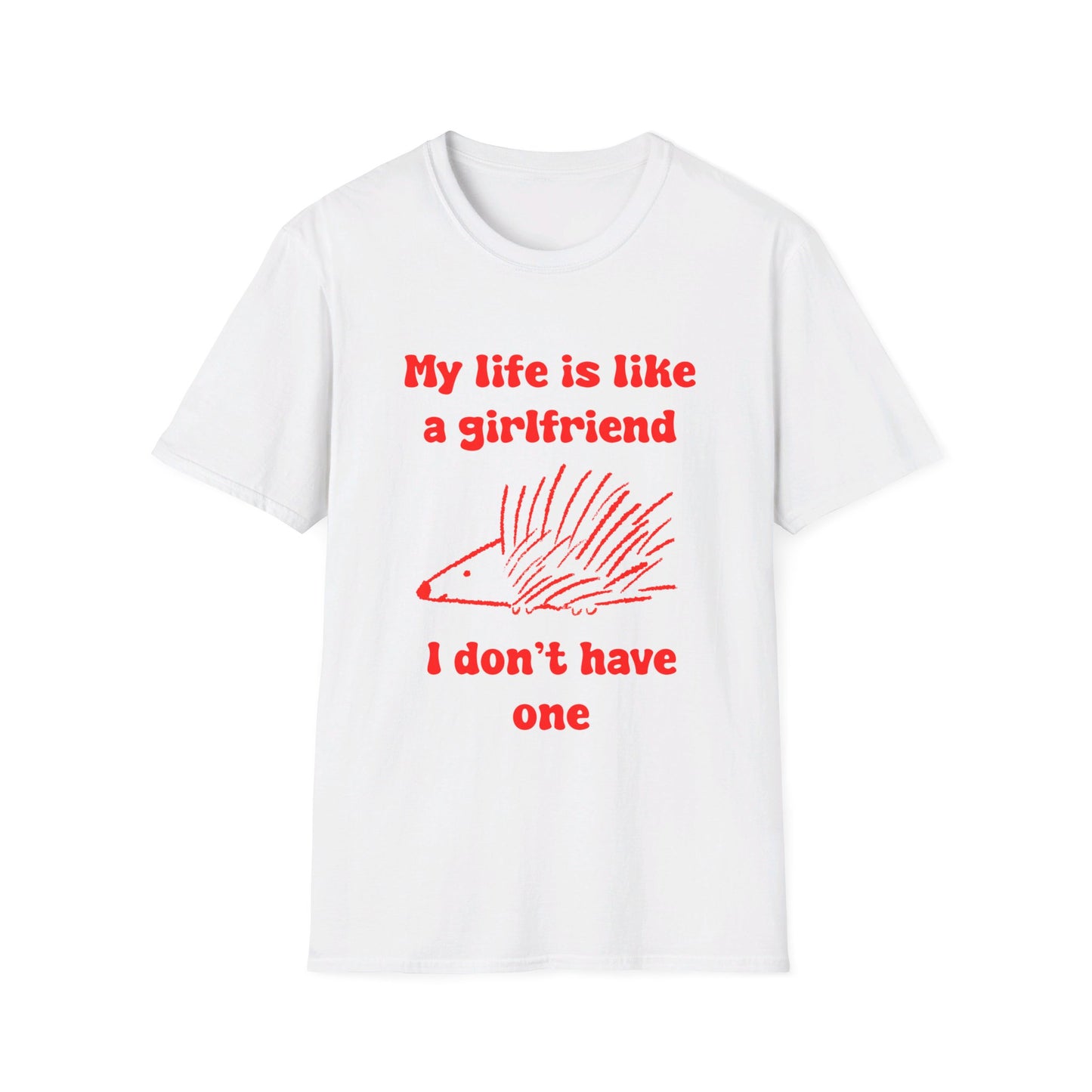 My Life Is Like A Girlfriend I Don't Have One Unisex Softstyle T-Shirt